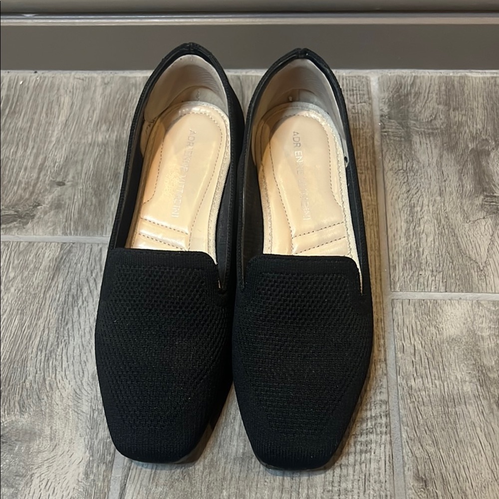 Adrienne Vittadini Black Wedge Shoes
